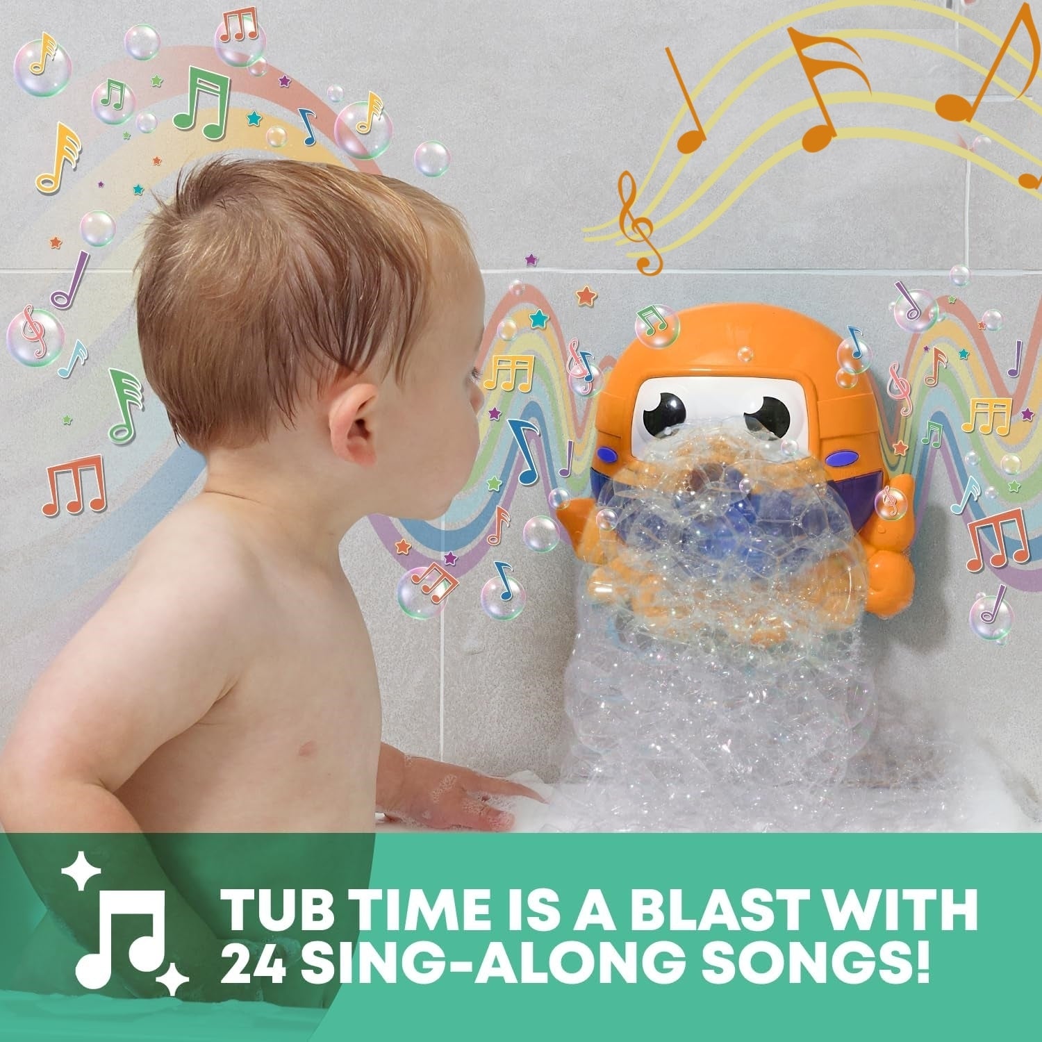 summer infant tub time bubble maker Baby Bath Toy , Bubble Machine for Bathtub with Musical, Bath Bubble M – Flooyestoys
