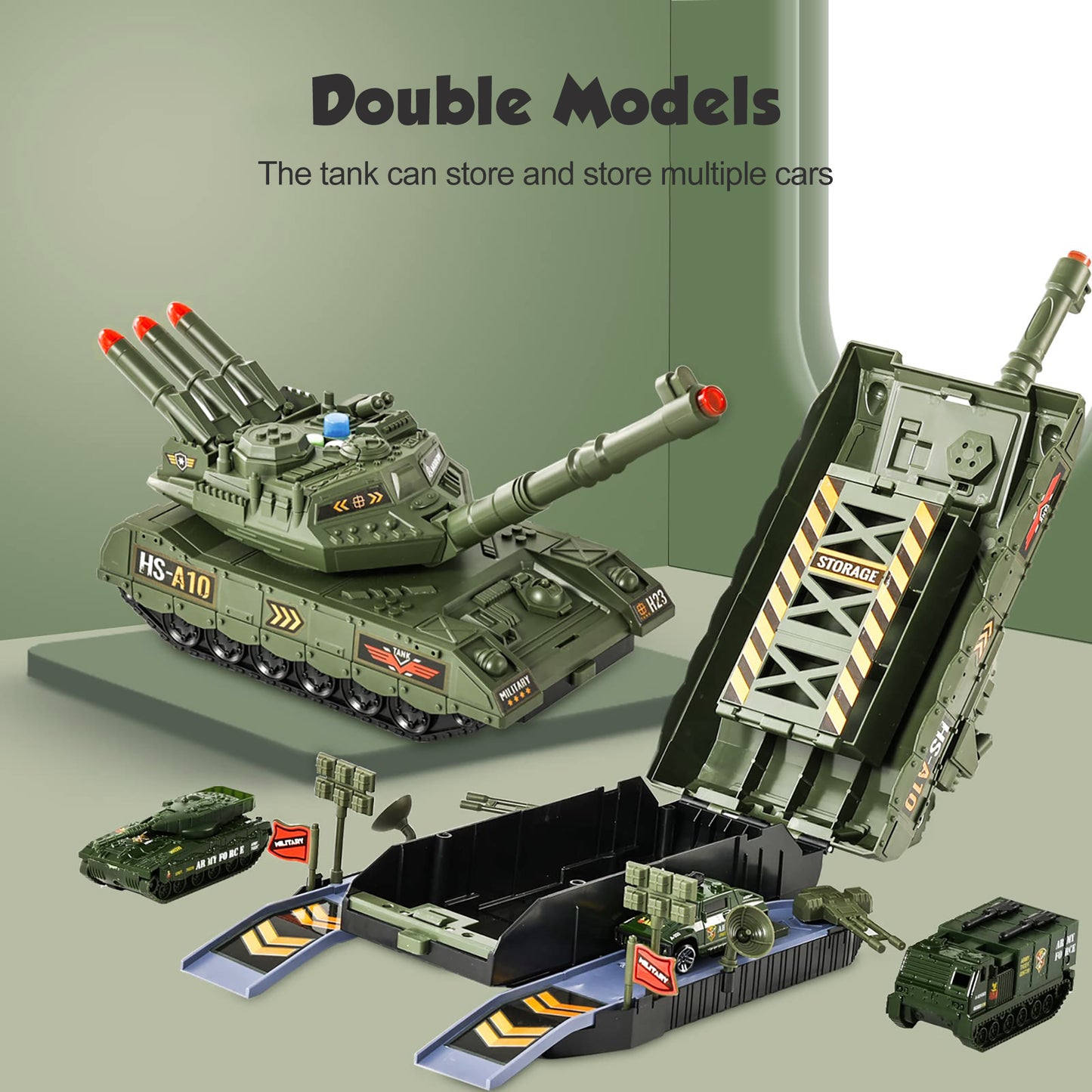 Tank Army Toy Sets for Boys Ages 3 4 5 6 7 8+ Years, Military Tank Vehicle Playsets with Realistic Light and Sound,3 Pack Mini Alloy Army Vehicles Christmas Gift for Kids Boys 3-8 Years Old.