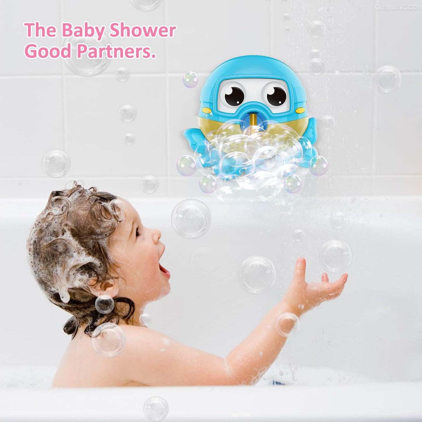 Baby Bath Toys, Musical Octopus Bath Bubble Maker for The Bathtub, Bubble Making Machine Toy Gift for Toddlers 1-3