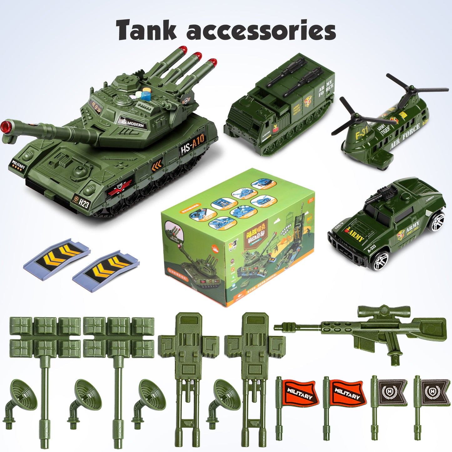 Tank Army Toy Sets for Boys Ages 3 4 5 6 7 8+ Years, Military Tank Vehicle Playsets with Realistic Light and Sound,3 Pack Mini Alloy Army Vehicles Christmas Gift for Kids Boys 3-8 Years Old.