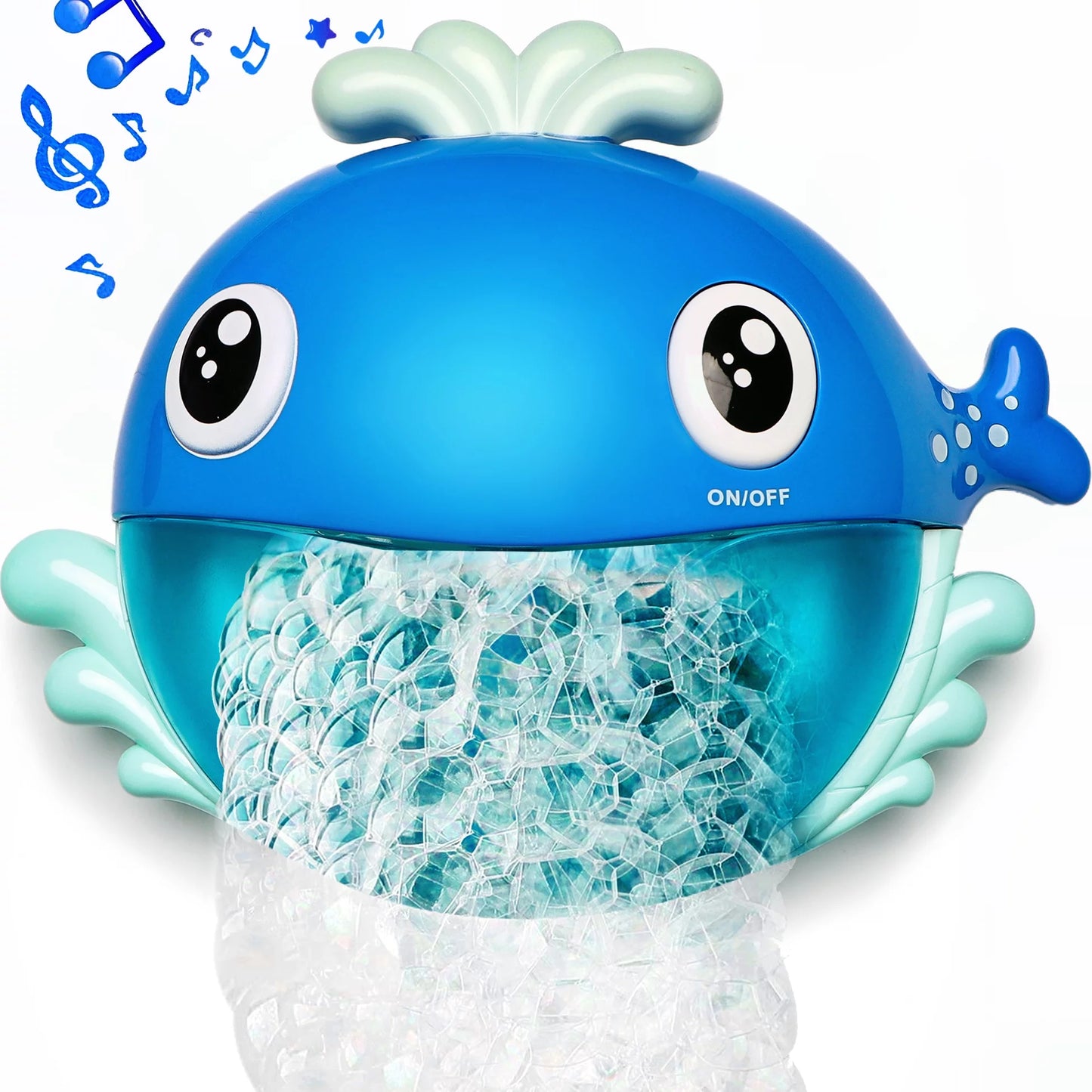 Baby Bubble Bath Toy for Kids, Christmas Baby Gift Toys Bubble Maker for Bathtub toys, Musical Foam Blower Bubbling Machine for Baby Boys Girls 18 Months Up