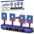 Flooyes Electronic Shooting Target for Nerf, 4 Shooting Target Scoring Auto Reset Digital Targets, Birthday Gift Toy for Kids Age 6+