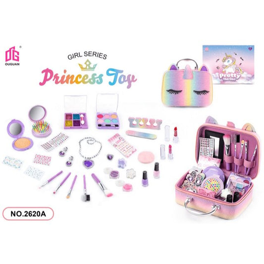 Kids Makeup Set,with Unicorn Cute Makeup Bag,Birthday&Christmas Gift for Little Girls Boys Children 4 5 6 7 8 9+ Year Old