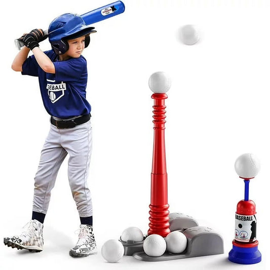 Flooyes Outdoor Activity for Boys Girls, Kids Baseball Set with Bat and Ball, Great for Little Kids Ages 3-8