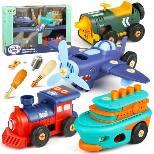 Flooyes Take-Apart Building Toys Car, Toddler & Kids Tool Set , STEM Educational Construction Toy for Ages 3+, Enhances Hands-On Skills for Preschool & Kindergarten