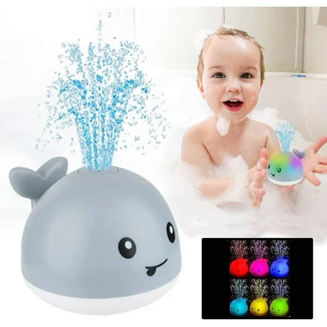 Updated Sprinkler Baby Bathtub Toy, Bath Toys Light up with Four Accessories for Toddlers Girls Boys Christmas Gift Toys for Babies